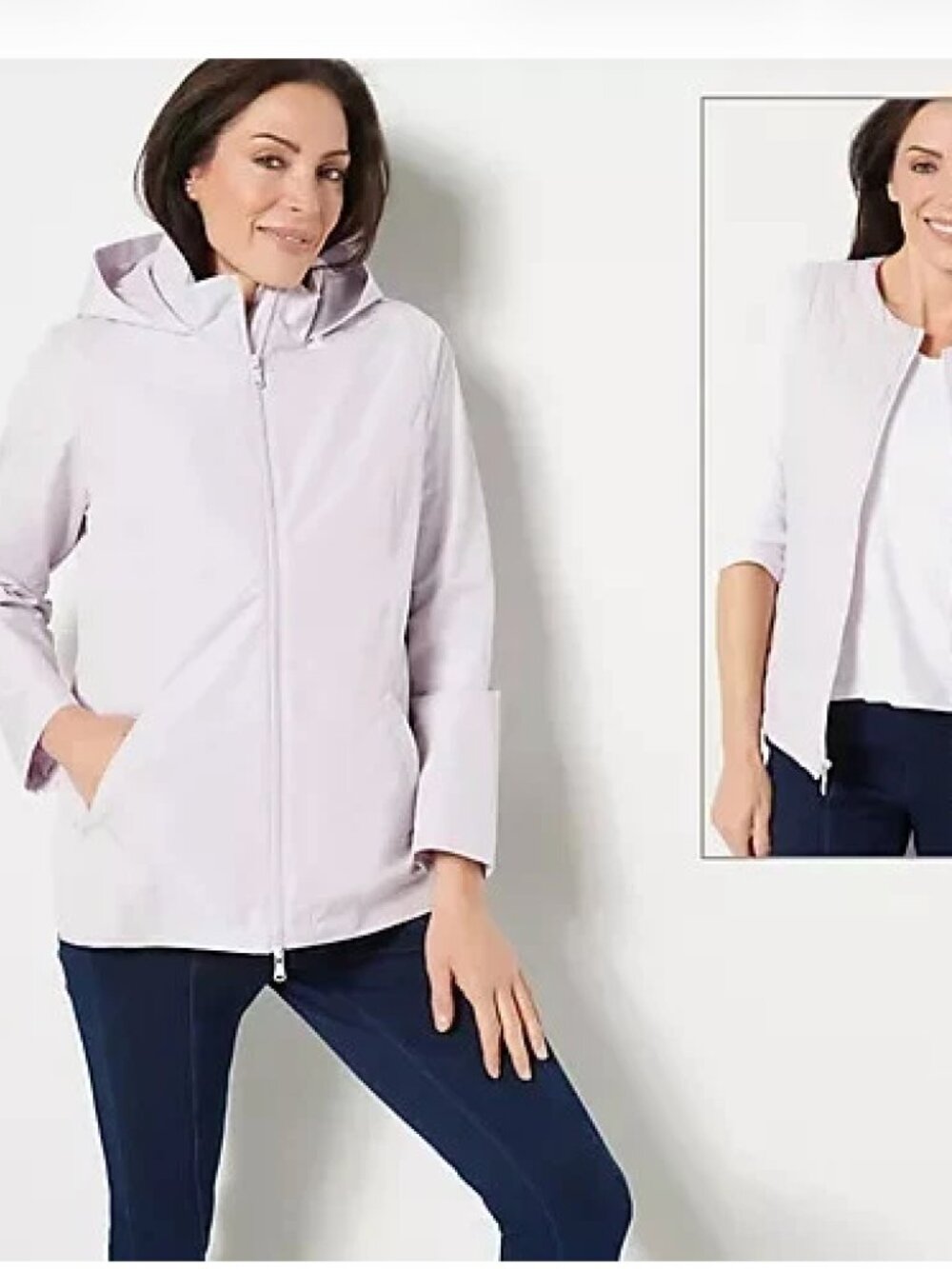 NEW Centigrade 3-in-1 Systems Jacket w/ Quilted Vest Inner Layer Lilac purple M